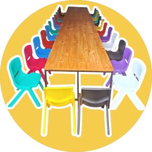 SILLAS Y MESAS PARA NIÑOS